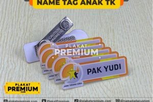 Bikin Nametag Anak TK