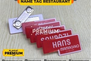 Jual Name Tag Resto