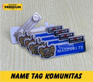 name tag baju