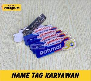 name tag karyawan