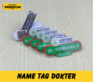 name tag mahasiswa