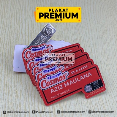 contoh membuat name tag