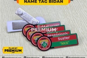 Jual Name Tag Bidan