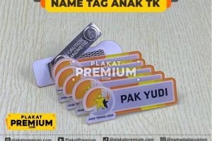 Jual Nametag Anak TK