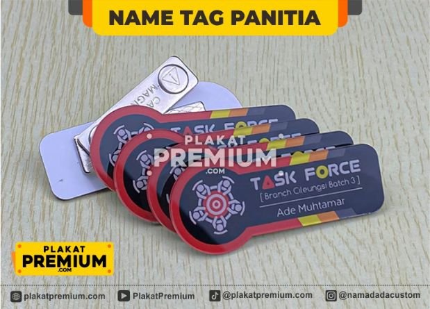 Produsen Nametag Panitia