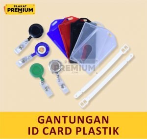GANTUNGAN ID CARD PLASTIK