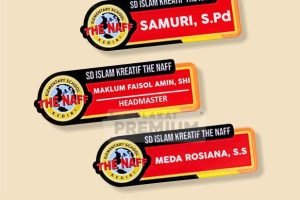 Name Tag Dada Karyawan Keren dan Bikin Ngebrand